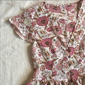 Zaful pink floral summer dress